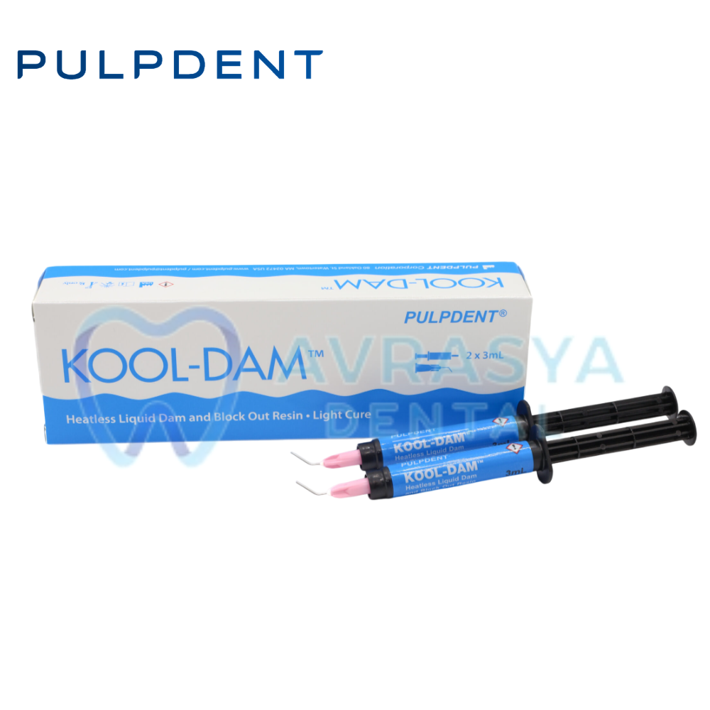 Pulpdent Kool-Dam Isı Gerektirmeyen Sıvı Bariyer Ve Blokaj Reçinesi 2'li 1 pulpdent-kool-dam-isi-gerektirmeyen-sivi-bariyer-ve-blokaj-recinesi-2li