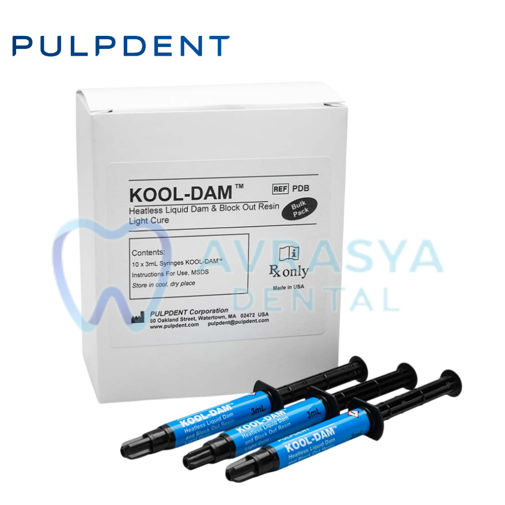 Pulpdent Kool-Dam Isı Gerektirmeyen Sıvı Bariyer Ve Blokaj Reçinesi 10'lu 1 pulpdent-kool-dam-isi-gerektirmeyen-sivi-bariyer-ve-blokaj-recinesi