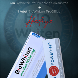 BioWhiten ProOffice 4lü (8 Hastalık) + Tek Tüp (2 Hastalık) Hediye 21 Avrasya Dental 1